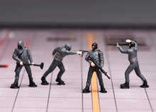 Load image into Gallery viewer, 1:64 Painted Figure Model Miniature Resin Diorama Toy Sand Bandit Ganster Set