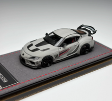 Load image into Gallery viewer, Topart 1:64 Gray Shark Supra A90 Sports Open Model Diecast Metal Car New Collection