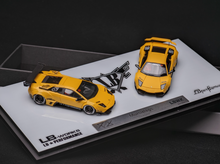 Load image into Gallery viewer, 404Error 1:64 Yellow Murcielago LP640 LBWK Model Diecast Resin Car Set New Collection