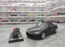 Load image into Gallery viewer, MH 1:18 Black JDM S2000 AP2 Sports F22C Engine Model Diecast Metal Car New