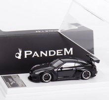 Load image into Gallery viewer, 1:64 Flame Black JDM GTR R35 Pandem Sports Model Diecast Metal Car New Collection