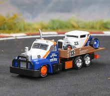 Load image into Gallery viewer, Maisto 1:64 Ramp Tow Flatbed Trailer Truck Model Toy Diecast Metal Car BN