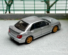 Load image into Gallery viewer, 1:64 Furuya Silver Impreza WRX STI VII 7 Sedan Sport Model Diecast Metal Car