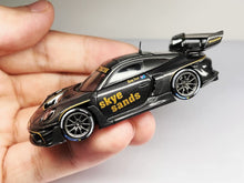Load image into Gallery viewer, HKM 1:64 Black Carbon 911 GT3 R 992 Rennsport SKYE Model Diecast Metal Car New Collection