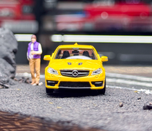 Load image into Gallery viewer, King 1:64 Yellow C63 AMG W204 Sedan Sports Model Diecast Metal Car New Collection