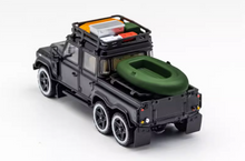 Load image into Gallery viewer, GCD 1:64 Defender 6x6 Pickup Roof Tent Camping Truck Model Metal Diecast Car