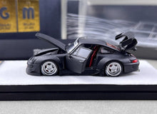 Load image into Gallery viewer, PGM 1:64 Matte Black RWB 993 Classic Sports Model Diecast Metal Car New Collection