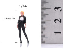 Load image into Gallery viewer, 1:64 Painted Figure Model Miniature Resin Diorama Toy Sand Woman Killer In Black