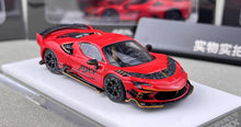 Load image into Gallery viewer, HKM 1:64 Red Mansory F9xx Hard Top Racing Sports Model Diecast Metal Car New Collection