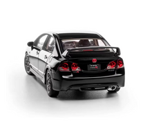 Load image into Gallery viewer, WELL 1:18 Black JDM Civic Vtec Type R FD2 Sports Diecast Model Metal Car New