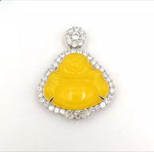 Load image into Gallery viewer, Nature Jade Laughing Buddha Pendant Necklace Gift Jewelry charm Blessing New G