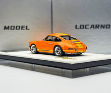 Load image into Gallery viewer, 1:64 LOCARNO Orange Singer 964 Coupe Sports Model Diecast Resin Car New Collection