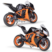 Load image into Gallery viewer, WELLY 1:10 KTM 1190 RC8 R Sports Racing Model Diecast Metal Motorcycle