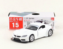 Load image into Gallery viewer, CCA 1:38 White BMW Z4 GT3 Racing Sports Model Toy Diecast Metal Car BN