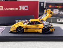 Load image into Gallery viewer, Star 1:64 Yellow F40 LBWK Racing Sports Model Diecast Metal Car New Collection