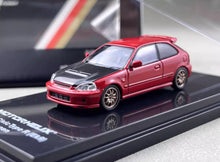 Load image into Gallery viewer, MH 1:64 Red JDM Civic Type R EK9 Mugen Sports Model Diecast Metal Car New Collection