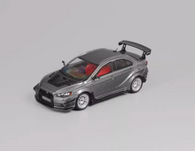 Load image into Gallery viewer, CM 1:64 Grey Evolution EVO Lancer X Varis Sports Model Diecast Metal Car New