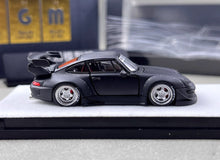 Load image into Gallery viewer, PGM 1:64 Matte Black RWB 993 Classic Sports Model Diecast Metal Car New Collection