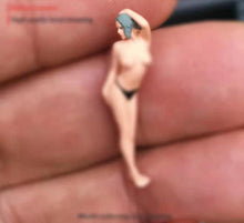 Load image into Gallery viewer, 1:64 Painted Figure Mini Model Miniature Resin Diorama Sand Sexy Girl Lady