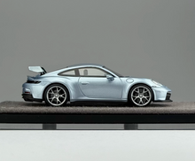 Load image into Gallery viewer, ZJWJ 1:64 Ice Blue 911 GT3 Sports Model Diecast Resin Car New Collection