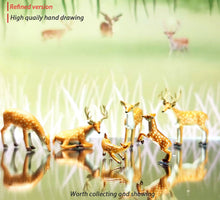 Load image into Gallery viewer, 1:64 Painted Figure Mini Model Miniature Resin Diorama Sand Deer Animal Decor
