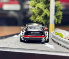 Load image into Gallery viewer, MC 1:64 Black RWB 964 Racer Figure #77 Sports Model Diecast Metal Car New Collection