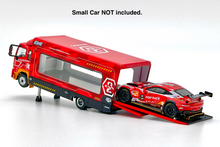 Load image into Gallery viewer, UM 1:64 Red 500 HINO EVA Ranger Transporter Truck Model Diecast Metal Car
