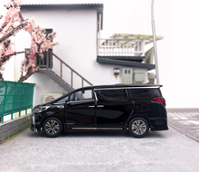 Load image into Gallery viewer, Hobby Japan 1:64 Black Alphard MPV V6 Mini Van Model Diecast Metal Car New