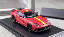 Load image into Gallery viewer, LT 1:64 Matte Red 812 Novitec N-Largo Racing Sport Model Diecast Metal Car New Collection