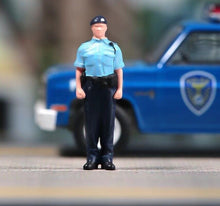Load image into Gallery viewer, 1:64 Painted Figure Model Miniature Resin Diorama Sand Hong Kong Policeman Toy Collection