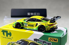 Load image into Gallery viewer, TH 1:64 Yellow 911 GT3 R 2024 DTM #91 Racing Sport Model Diecast Metal Car New Collection