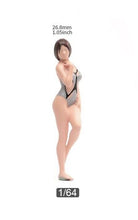 Load image into Gallery viewer, 1:64 Painted Figure Model Miniature Resin Diorama Sand Sexy Swimming Suit Girl New