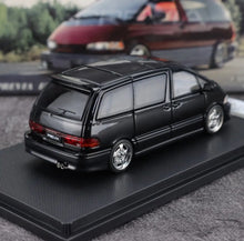 Load image into Gallery viewer, Mortal 1:64 Black Previa Mini Van MPV Sports Model Diecast Metal Car New Collection