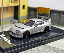 Load image into Gallery viewer, HJ 1:64 JDM Supra A80 Racing Sports Model Diecast Metal Car Box