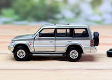 Load image into Gallery viewer, BM 1:64 Silver Pajero Off Road SUV Model Diecast Metal Car New
