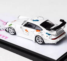 Load image into Gallery viewer, 1:64 Luminous White RWB 964 Cartoon Classic Sports Model Diecast Metal Car BN