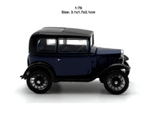 Load image into Gallery viewer, OXFORD 1:76 Blue Austin 7 RN Classic Vintage Model Diecast Metal Car New