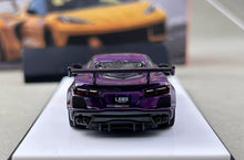Load image into Gallery viewer, Fine 1:64 Purple C8 LB Widebody Sports Model Diecast Metal Car New Collection