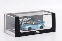 Load image into Gallery viewer, TPC 1:64 Ice Blue RWB 993 Classic Racing Sports Model Diecast Metal Car New Collection