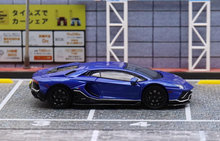 Load image into Gallery viewer, HF 1:64 Blue LP780-4 Super Racing Sports Model Diecast Metal Car New