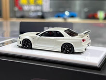 Load image into Gallery viewer, BZMW 1:64 White Skyline GTR R34 NISMO Z-Tune Sport Model Diecast Resin Car New Collection