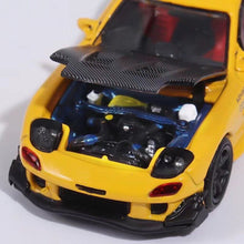 Load image into Gallery viewer, BSC 1:64 JDM RX7 FD3S RE Racing Sports Model Diecast Metal Car New