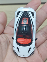 Load image into Gallery viewer, Masdi 1:64 White 765LT Racing Sports Model Diecast Metal Car New Collection