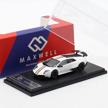 Load image into Gallery viewer, Maxwell 1:64 White LP670-4 SV Super Racing Sports Model Diecast Metal Car New