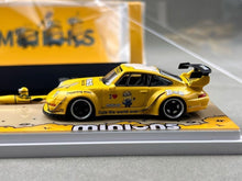Load image into Gallery viewer, ZJWJ 1:64 Yellow RWB 993 Kayak Sports Model Diecast Metal Car New Collection