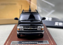 Load image into Gallery viewer, MK 1:64 Black Suburban CIA Jamming SUV Sports Model Diecast Metal Car New Collection