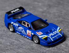 Load image into Gallery viewer, SH 1:64 Blue F40 LM #40 Racing Sports Model Diecast Metal Car New Collection