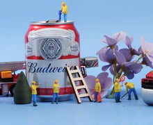 Load image into Gallery viewer, 1:64 Painted Figure Model Miniature Resin Diorama Sand Engineerer Worker Man Set