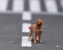 Load image into Gallery viewer, 1:64 Painted Figure Model Miniature Resin Sand Pet Dog Golden Retriever Lovely