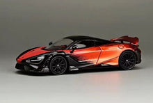 Load image into Gallery viewer, CM 1:64 Orange Black 765LT Super Racing Sports Model Toy Diecast Metal Car BN